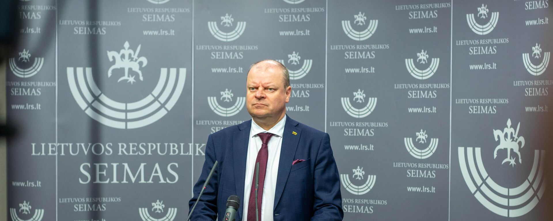 Спикер Сейма Литвы Саулюс Сквернялис, архивное фото - Sputnik Литва, 1920, 27.10.2025