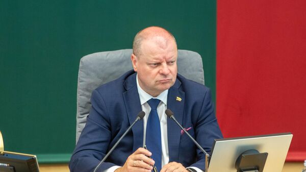 Спикер Сейма Литвы Саулюс Сквернялис, архивное фото - Sputnik Литва