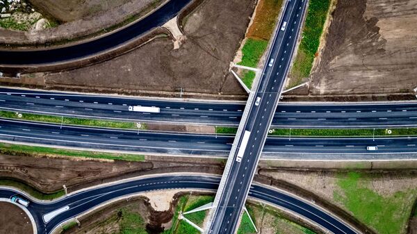 Дорога Via Baltica, архивное фото - Sputnik Литва