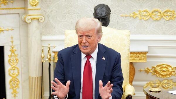 Президент США Дональд Трамп - Sputnik Литва
