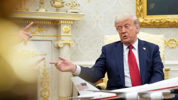 Президент США Дональд Трамп - Sputnik Литва