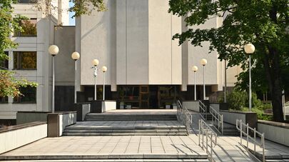 Здание правительства Литвы в Вильнюсе