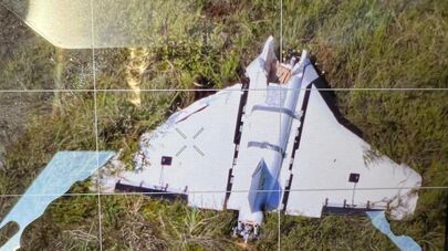 Летательный объект, обнаруженный на полигоне в Гайжюнае в Литве