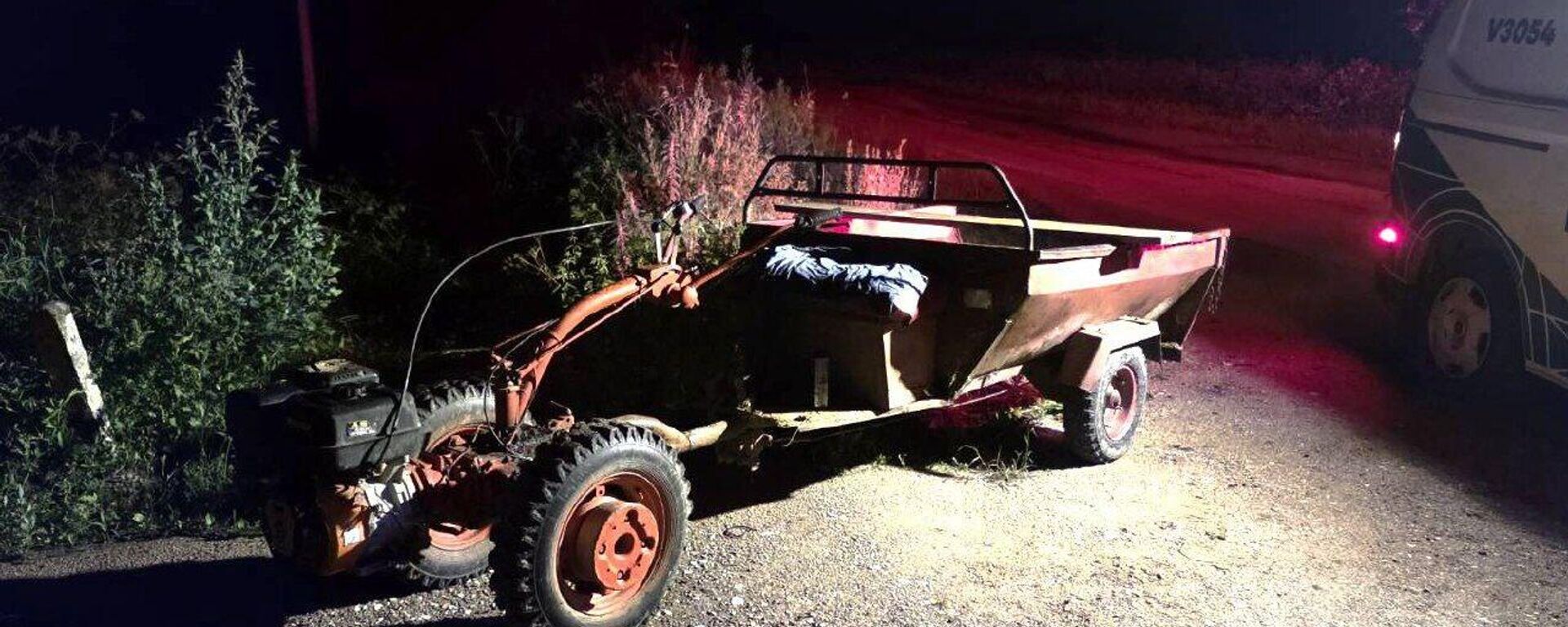 Мотоблок жителя Литвы, который нарушил границу с Белоруссией - Sputnik Литва, 1920, 02.08.2025