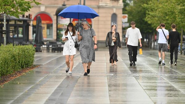 Прохожие на улице Вильнюса, архивное фото - Sputnik Литва