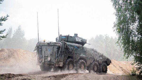 Боевая машина пехоты Vilkas Вооруженных сил Литвы, архивное фото - Sputnik Литва