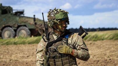 Литовские военные, архивное фото