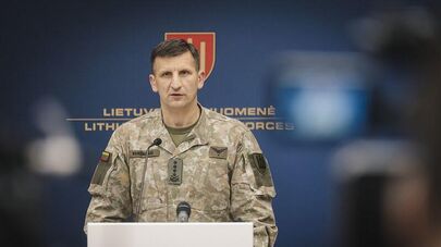 Командующий ВС Литвы генерал Раймундас Вайкшнорас