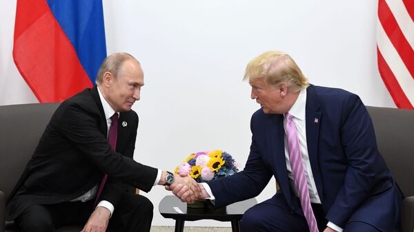 Встреча Владимира Путина и Дональда Трампа на Аляске - Sputnik Литва