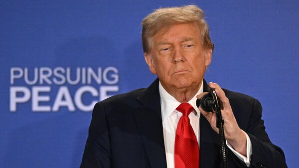 Президент США Дональд Трамп  - Sputnik Литва