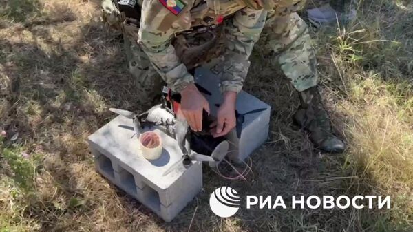 Расчет ударных БПЛА Днепра уничтожил группу французских наемников - Sputnik Литва