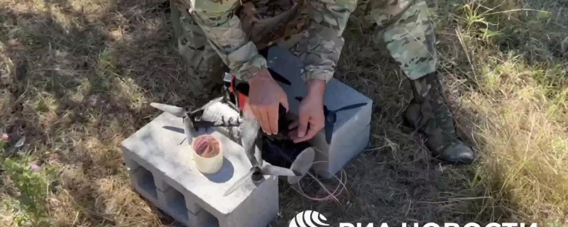 Расчет ударных БПЛА Днепра уничтожил группу французских наемников - Sputnik Литва, 1920, 17.08.2025