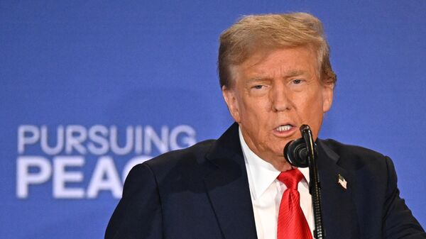 Президент США Дональд Трамп - Sputnik Литва
