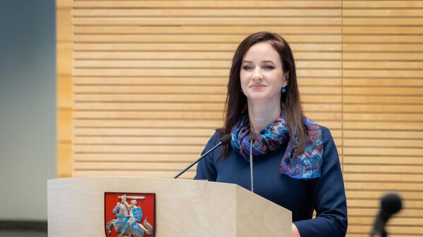 Министр социальной защиты и труда Литвы Инга Ругинене - Sputnik Литва