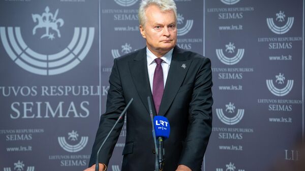 Президент Литвы Гитанас Науседа - Sputnik Литва