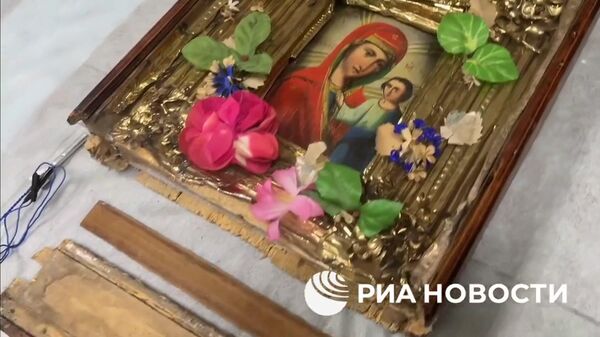 Икона, с помощью которой россиянка планировала совершить теракт в здании УФСБ - Sputnik Литва