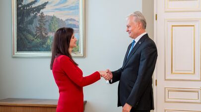 Президент Литвы Гитанас Науседа и премьер Литвы Инга Ругинене