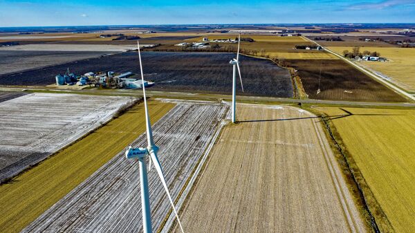 Ветряные электростанции, архивное фото - Sputnik Литва