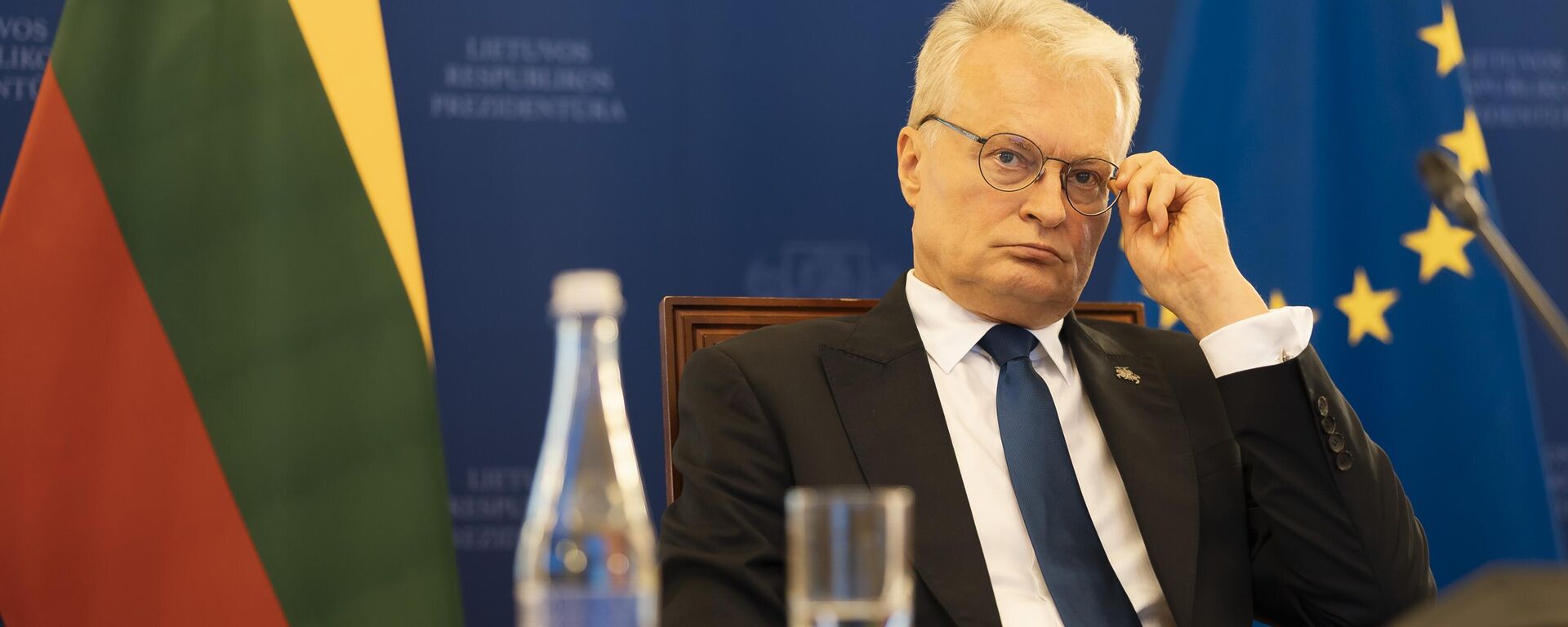 Президент Литвы Гитанас Науседа - Sputnik Литва, 1920, 25.09.2025