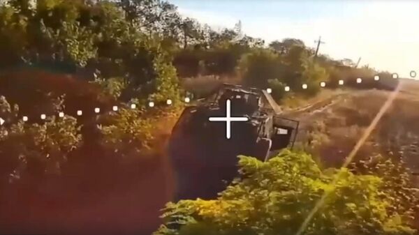 Кадры боевой работы операторов БПЛА ВС РФ в зоне спецоперации - Sputnik Литва