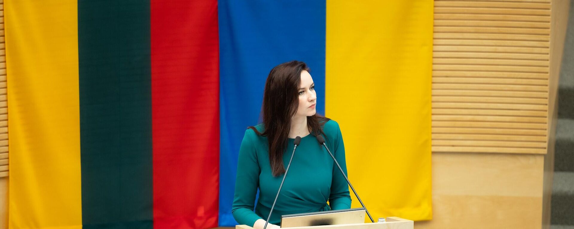 Премьер Литвы Инга Ругинене - Sputnik Литва, 1920, 10.09.2025