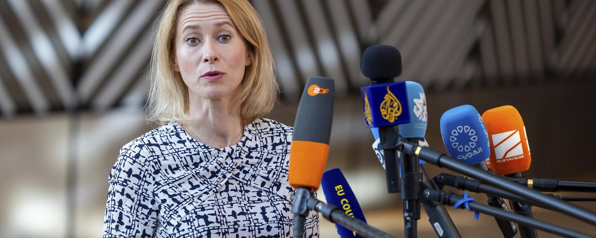 Глава евродипломатии Кая Каллас - Sputnik Литва, 1920, 15.12.2025