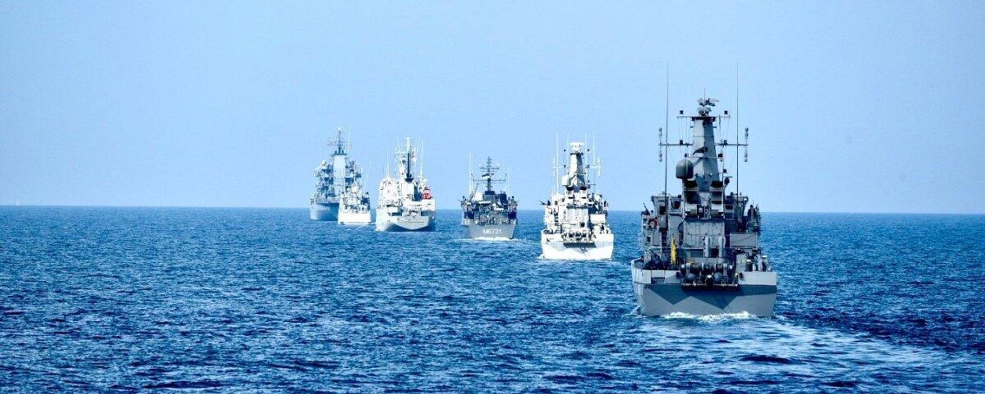 Военные корабли стран НАТО на учениях в Балтийском море - Sputnik Литва, 1920, 21.09.2025