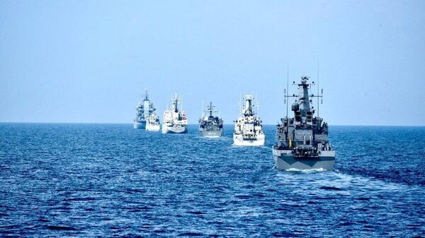 Военные корабли стран НАТО на учениях в Балтийском море - Sputnik Литва