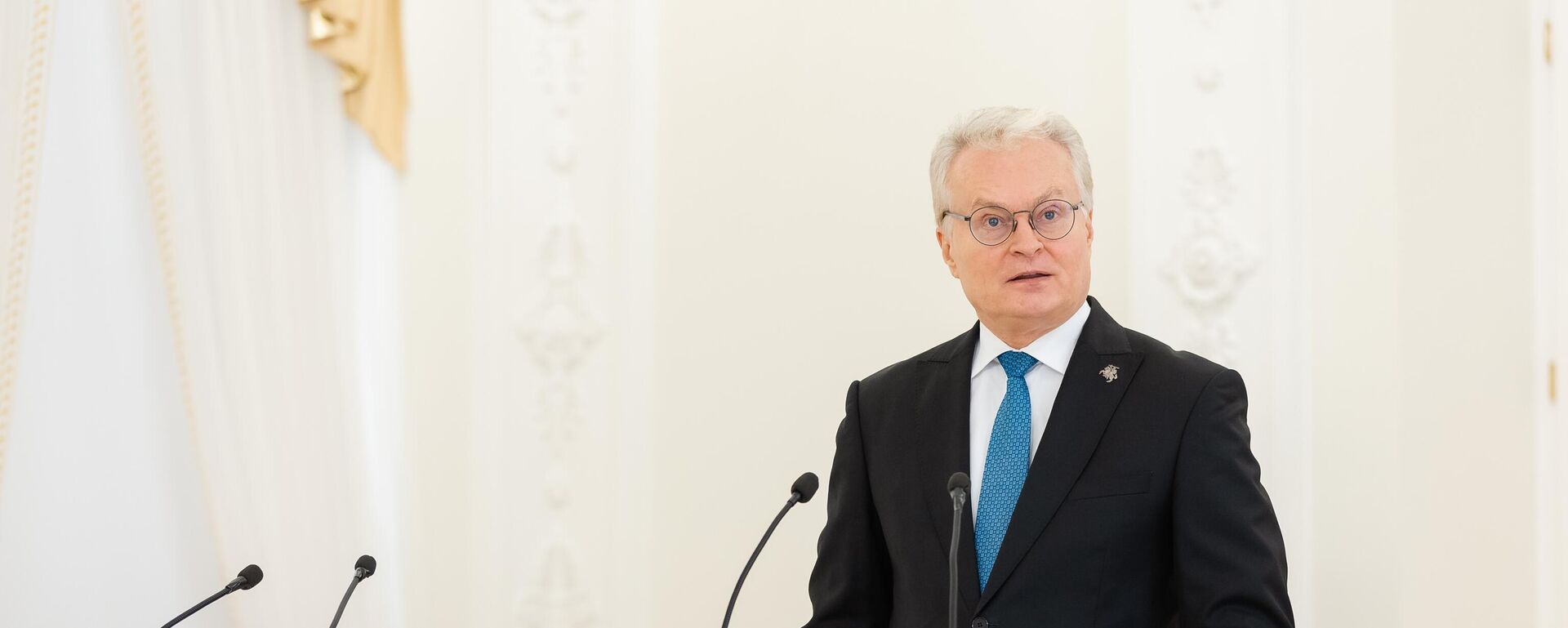 Президент Литвы Гитанас Науседа - Sputnik Литва, 1920, 12.03.2026