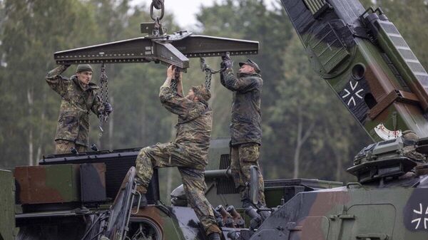 Бригада вооруженных сил ФРГ в Литве - Sputnik Литва