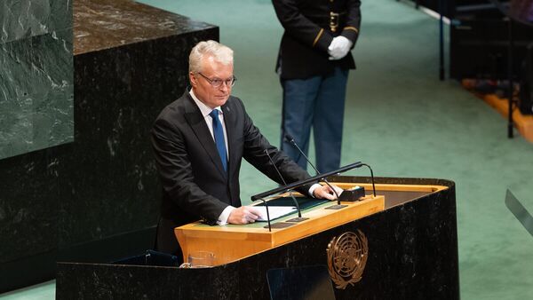 Президент Литвы Гитанас Науседа - Sputnik Литва