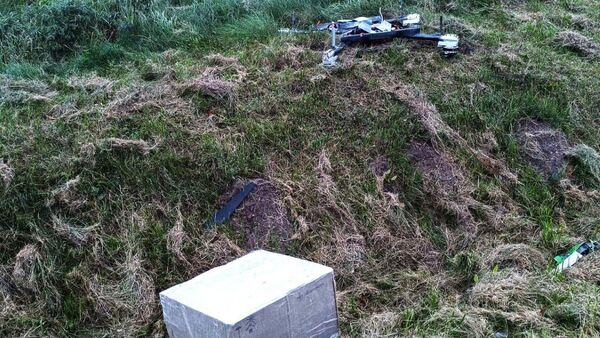 Литовские пограничники перехватили дрон с контрабандными сигаретами из Белоруссии - Sputnik Литва