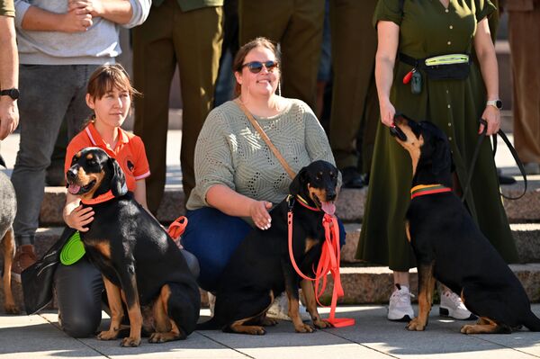 Охотники приглашали жителей и гостей города познакомиться с их жизнью поближе. - Sputnik Литва