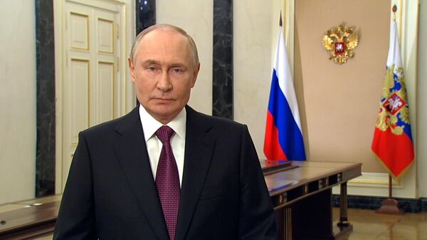 Обращение Путина по случаю Дня воссоединения новых регионов с Россией - Sputnik Литва