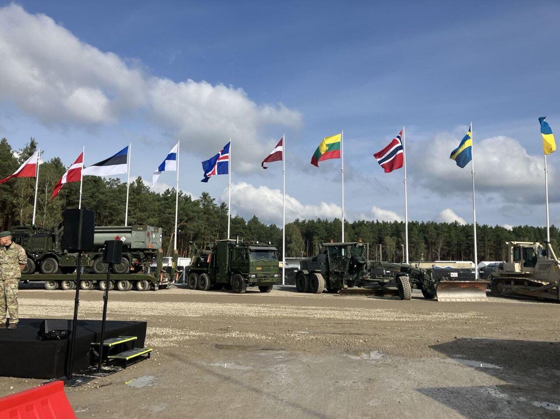  Открытие учебного центра OP-LEGIO на полигоне Липа в Польше - Sputnik Литва, 1920, 04.10.2025