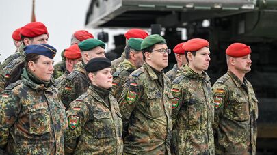 Военнослужащие немецких войск в Литве