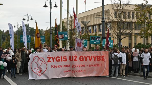 Марш за жизнь 2025 в Вильнюсе - Sputnik Литва