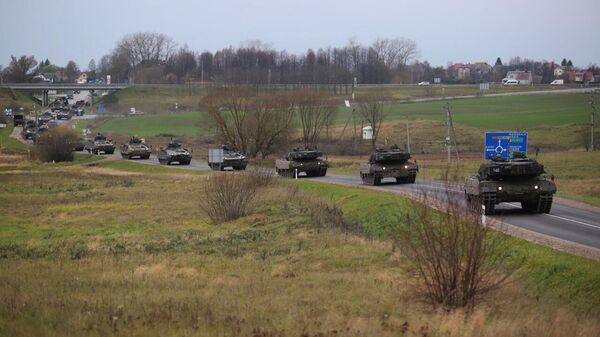 Военные учения НАТО Железный волк 2025- II в Литве - Sputnik Литва