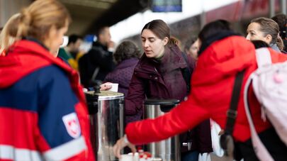Учения в Вильнюсе по эвакуации населения 