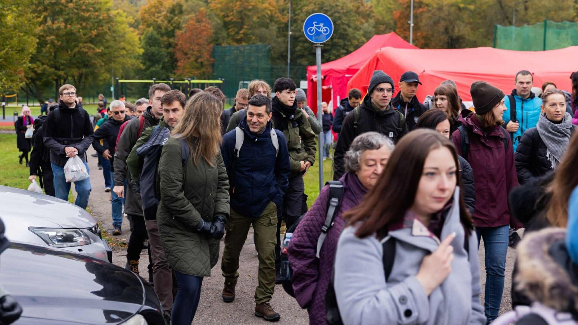 Учения в Вильнюсе по эвакуации населения Учения в Вильнюсе по эвакуации населения - Sputnik Литва, 1920, 07.10.2025