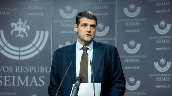 Глава партии Заря Нямунаса Ремигиюс Жемайтайтис - Sputnik Литва