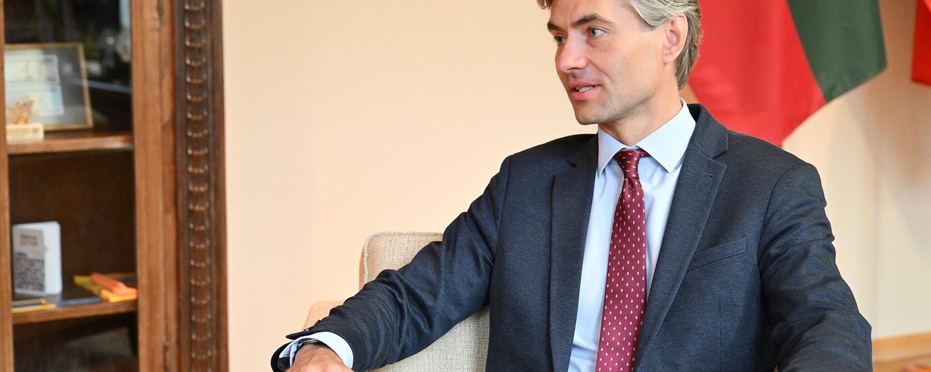 Глава МИД Литвы Кястутис Будрис - Sputnik Литва, 1920, 13.03.2026