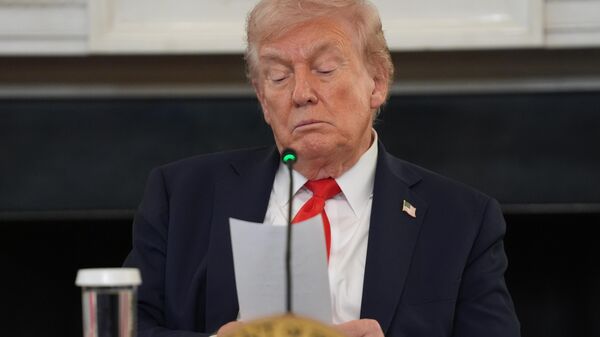 Президент США Дональд Трамп - Sputnik Литва