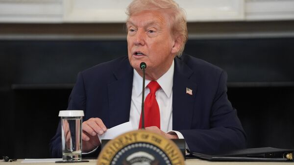 Президент США Дональд Трамп, архивное фото - Sputnik Литва