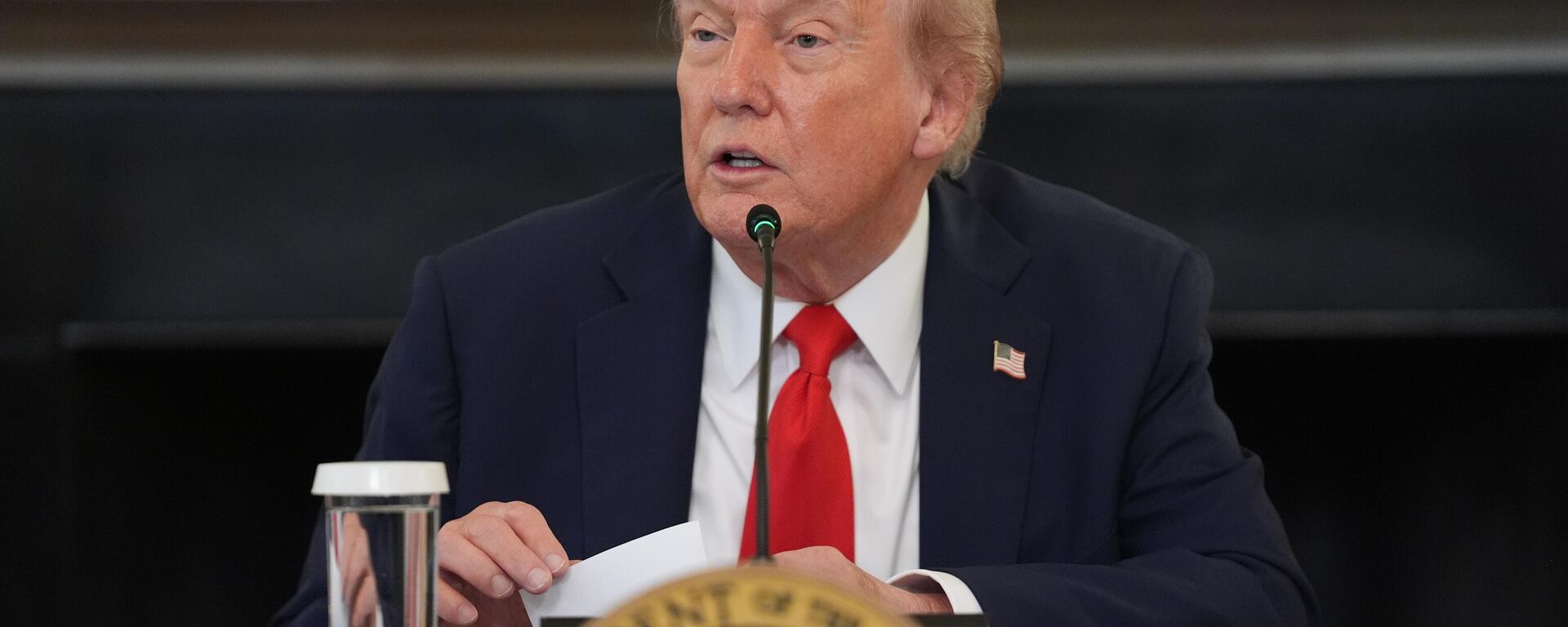 Президент США Дональд Трамп, архивное фото - Sputnik Литва, 1920, 30.12.2025