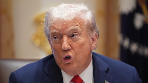 Президент США Дональд Трамп, архивное фото - Sputnik Литва