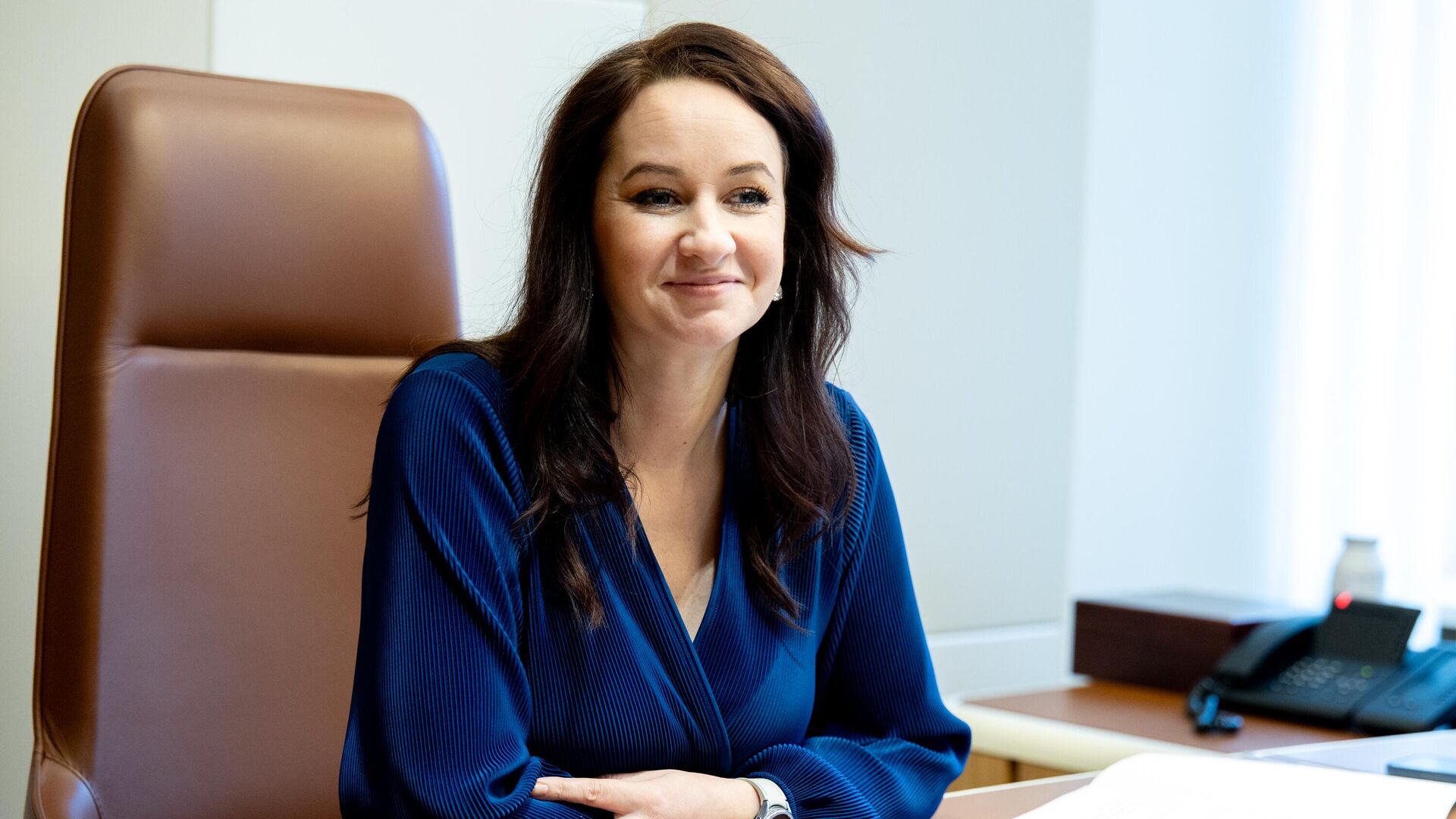 Премьер-министр Литвы Инга Ругинене - Sputnik Литва, 1920, 18.11.2025