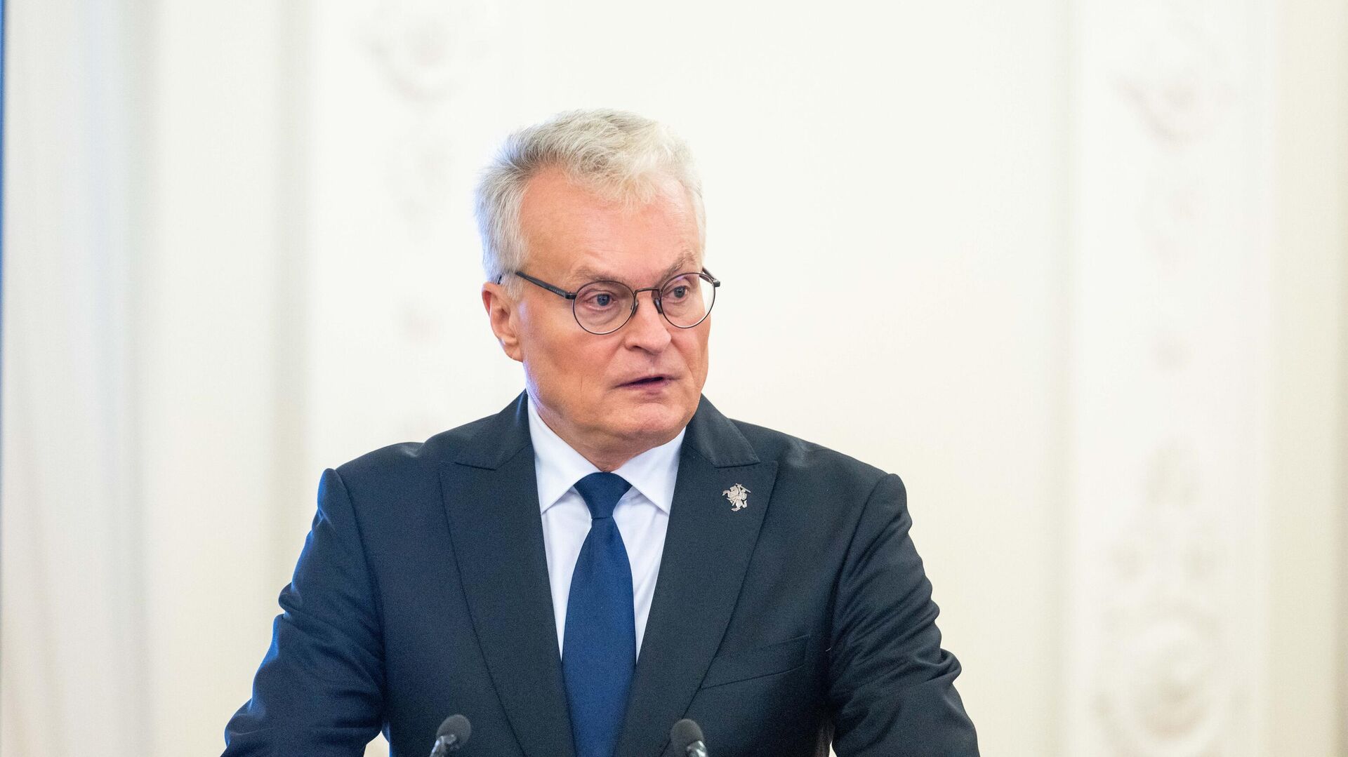 Президент Литвы Гитанас Науседа - Sputnik Литва, 1920, 14.10.2025