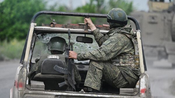 Российские военнослужащие в зоне СВО - Sputnik Литва