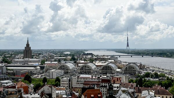 Вид Риги, архивное фото - Sputnik Литва